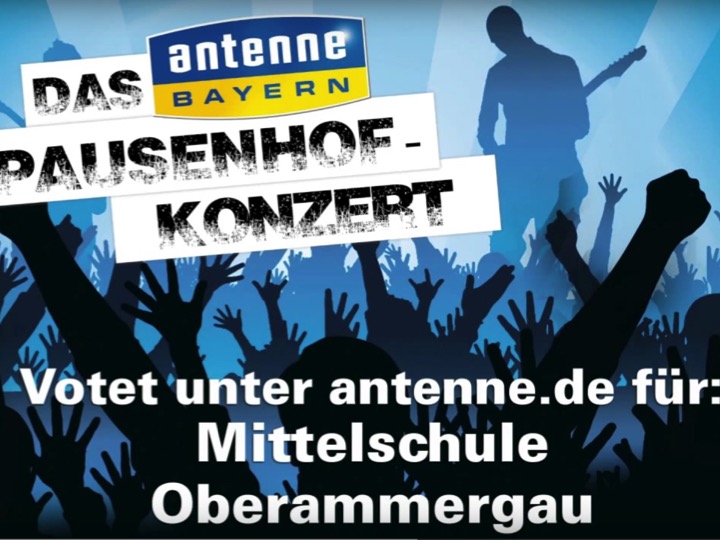 Mittelschule Oberammergau – ANTENNE BAYERN Pausenhof-Konzert