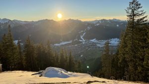 Wandertouren Winter Wanderung Ammergauer Alpen